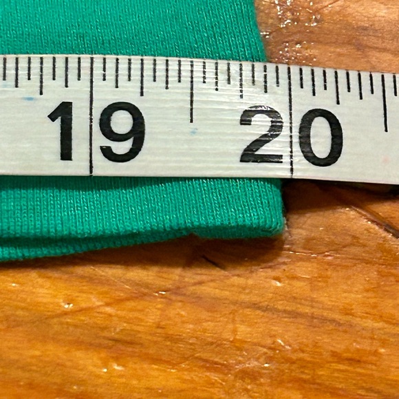 NWOT XL Merona green scoop v-neck loose relaxed fit ribbed knit tank top - Picture 13 of 13